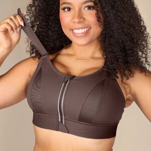 SHEFIT Ultimate Sports Bra High Impact in Espresso Energy Size XS